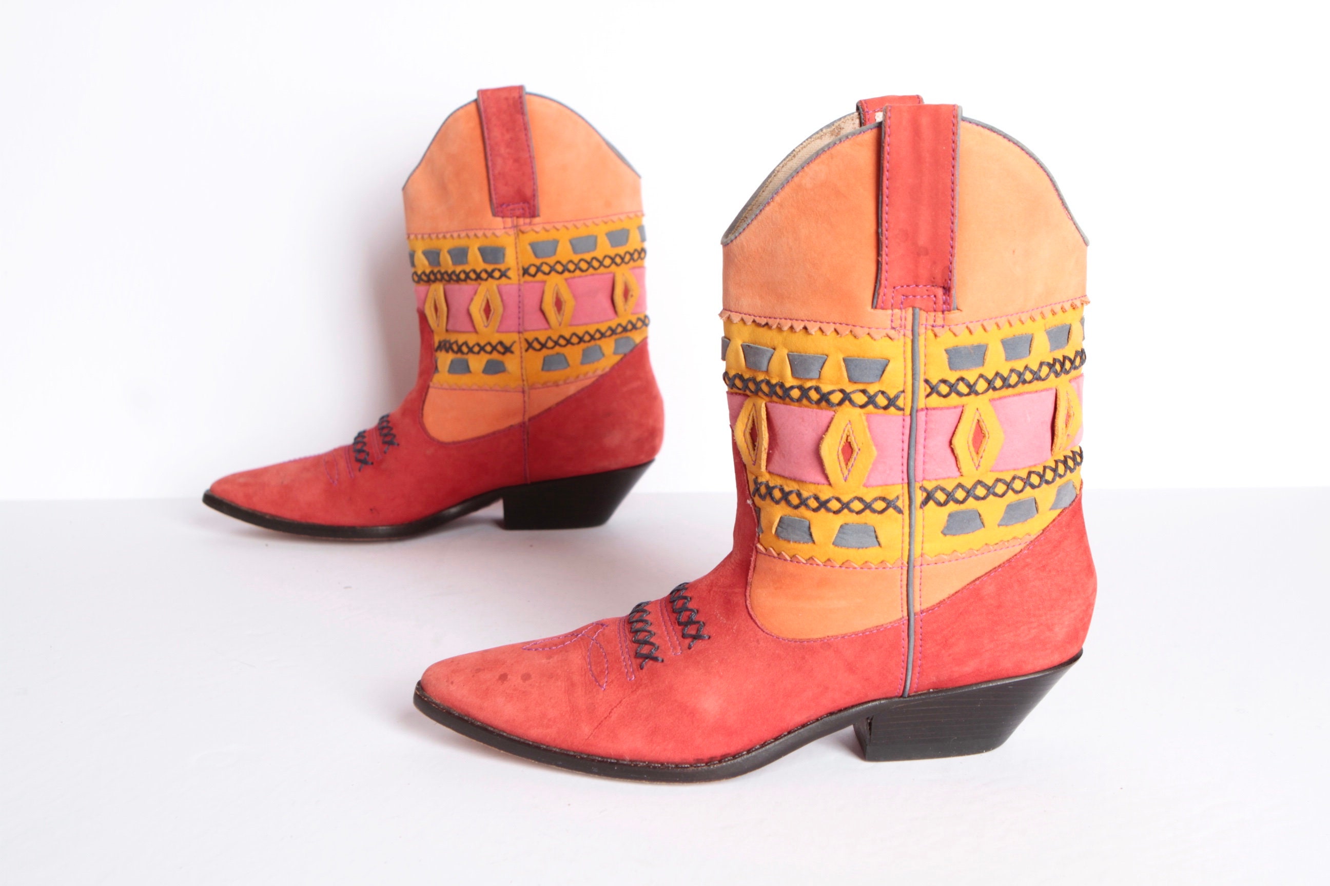woven cowboy boots