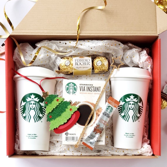 Starbucks Gift Set for Corporate Gift, Personalized Gift for Friend, Family  and Coworker, Coffee Lover Gift, Thinking of You Gift Set & Card 