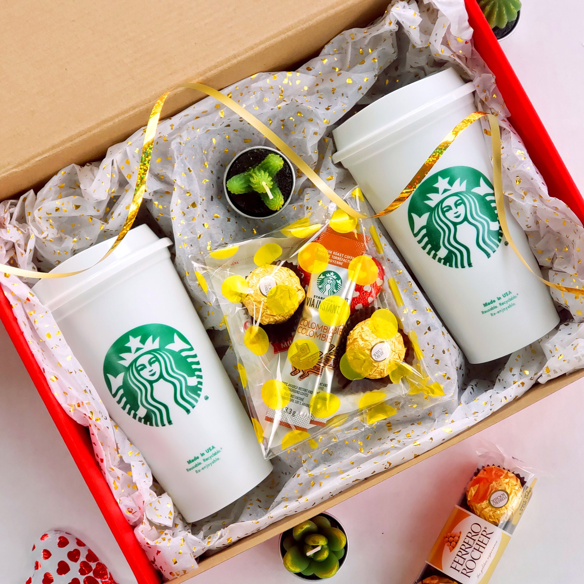 Thank You Gifts for Tea Lover Gift, Tea Bag Set With Starbucks