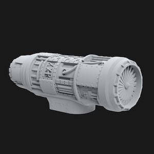 Dieselpunk Jet Engine Mk.2 - STL