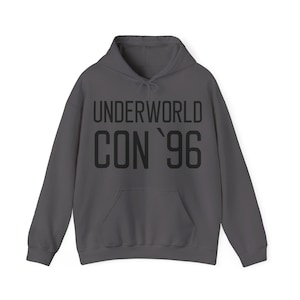 Underworld Con 96 Hooded Sweatshirt Hades Persephone Vibes Greek Lore Mount Olympus