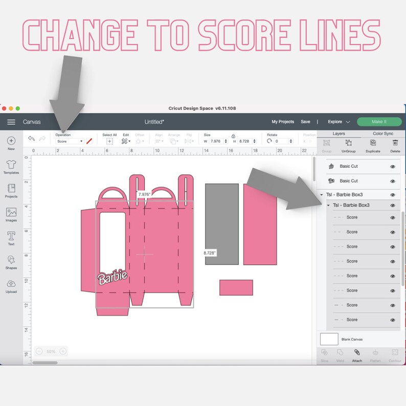 Digital SVG Slanted Window Doll Box Party Favor Template - Etsy New Zealand