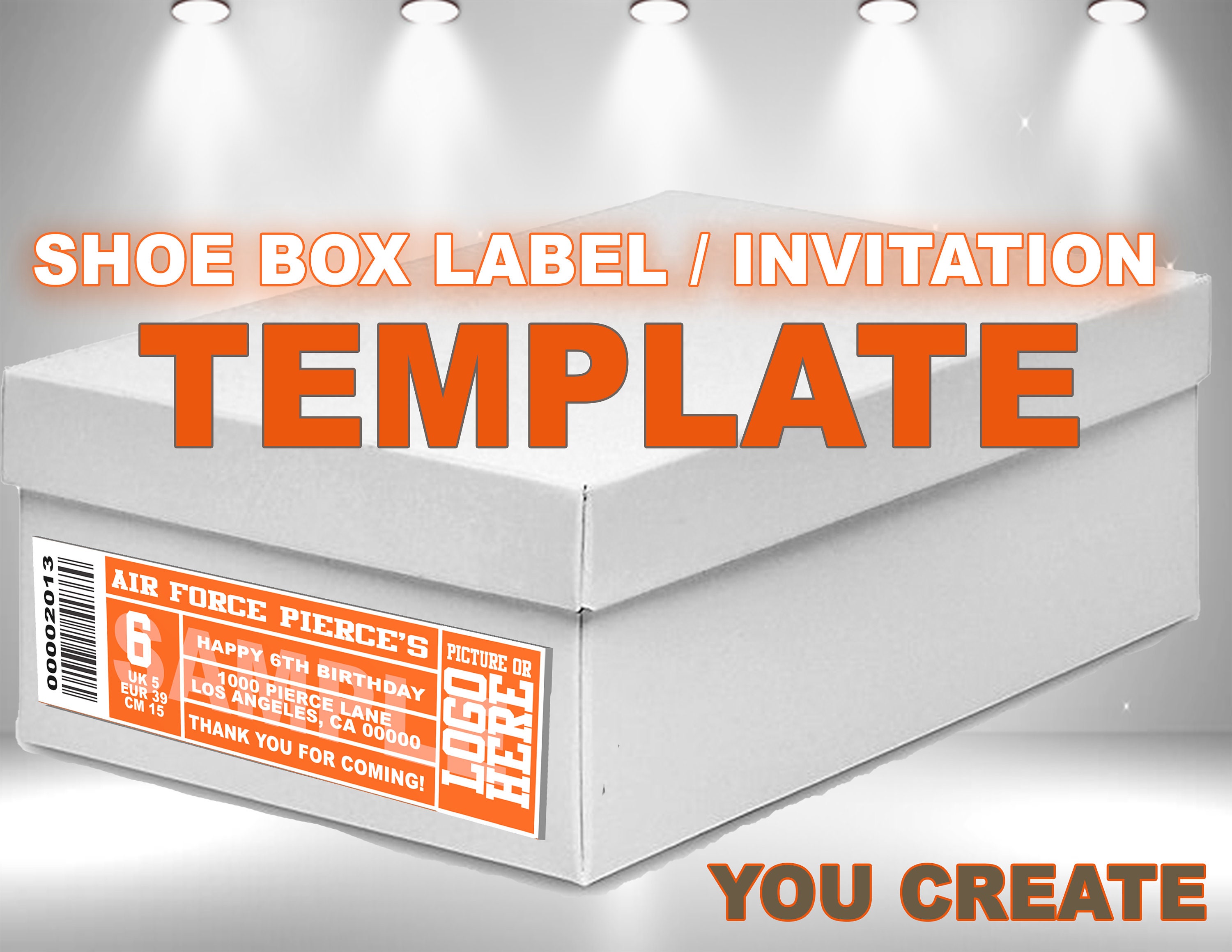 Label box. Nike box label. box label. boxlaber. genuine parts sticker on the box.