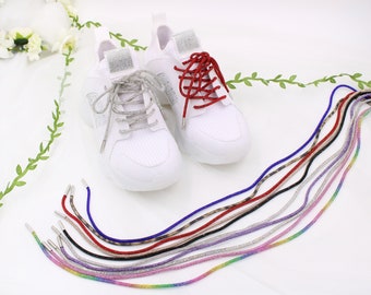 47 Inches 3MM Rhinestone Crystal Shoelace String Hoodie Drawstring Cord Shoe Lace