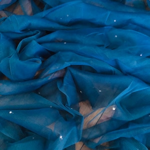 1 mtr soft navy blue diamante,tutu,decoration,bridal tulle net fabric..45”’wide