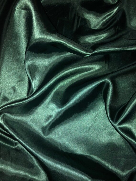 147cm 2 mtr dark green lining satin fabric..58” wide