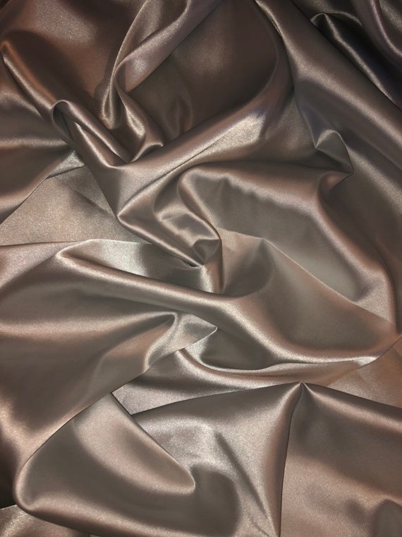 147cm 2 mtr silver satin lining fabric..58” wide