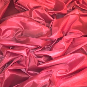 1 mtr pink habotai silky deluxe lining fabric..45” wide