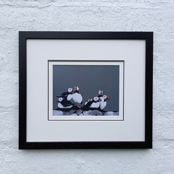 Puffins by Ron Lawson