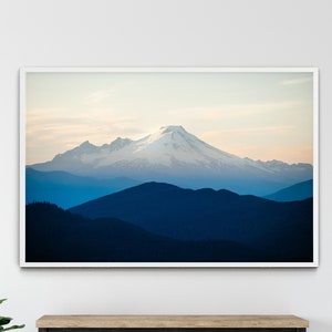 Fine Art Mountain Prints- Mt Baker Photography Prints North Cascades National Park Pacific Northwest Art Mountain Photography Nature Prints