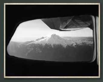 Mt Baker Black and White Photography Print – PNW Art