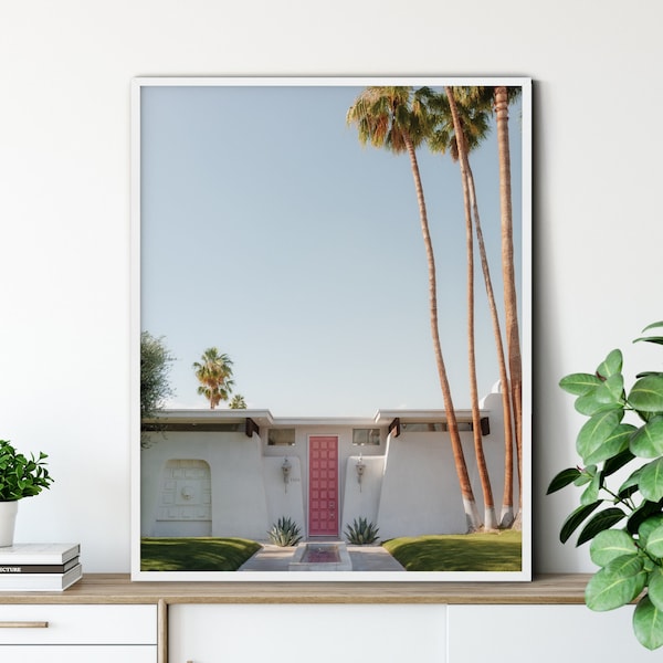 Palm Springs Print Etsy