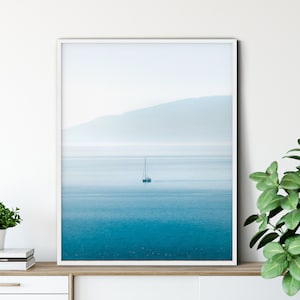San Juan Islands Art Washington Photography Pacific Northwest Art Washington Art Friday Harbor Sailboat Art Salish Sea PNW Art