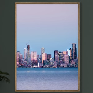 Seattle Photography Print Washington Photography Seattle Skyline Wall Art Seattle Print City Photography Print Seattle Art