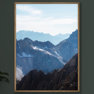 Mountain Photography Print Mountain Print San Juan Mountains Colorado Photography Print Cabin Wall Art Rocky Mountain National Park