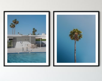 Palm Springs Photography Print Set, Mid Century Modern Wall Art