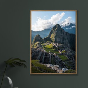 Fine Art Photography Print-Machu Picchu Print Peru Prints Mountain Print Andes Mountains Print Machu Picchu Travel Print