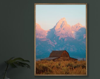 Grand Teton National Park Print: Moulton Barn, Wyoming Art