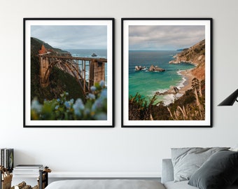 Big Sur Photography Print Set: California Coast, Pacific Highway