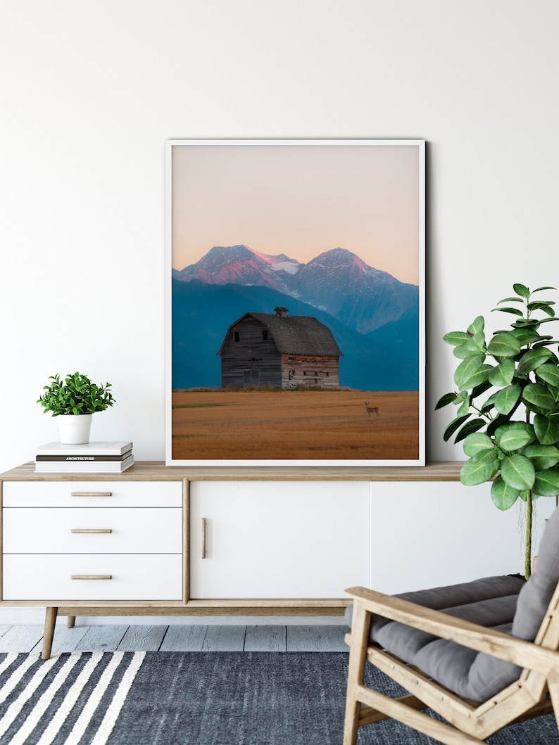 Montana Art Montana Wall Art Montana Photography Barn Wall Etsy