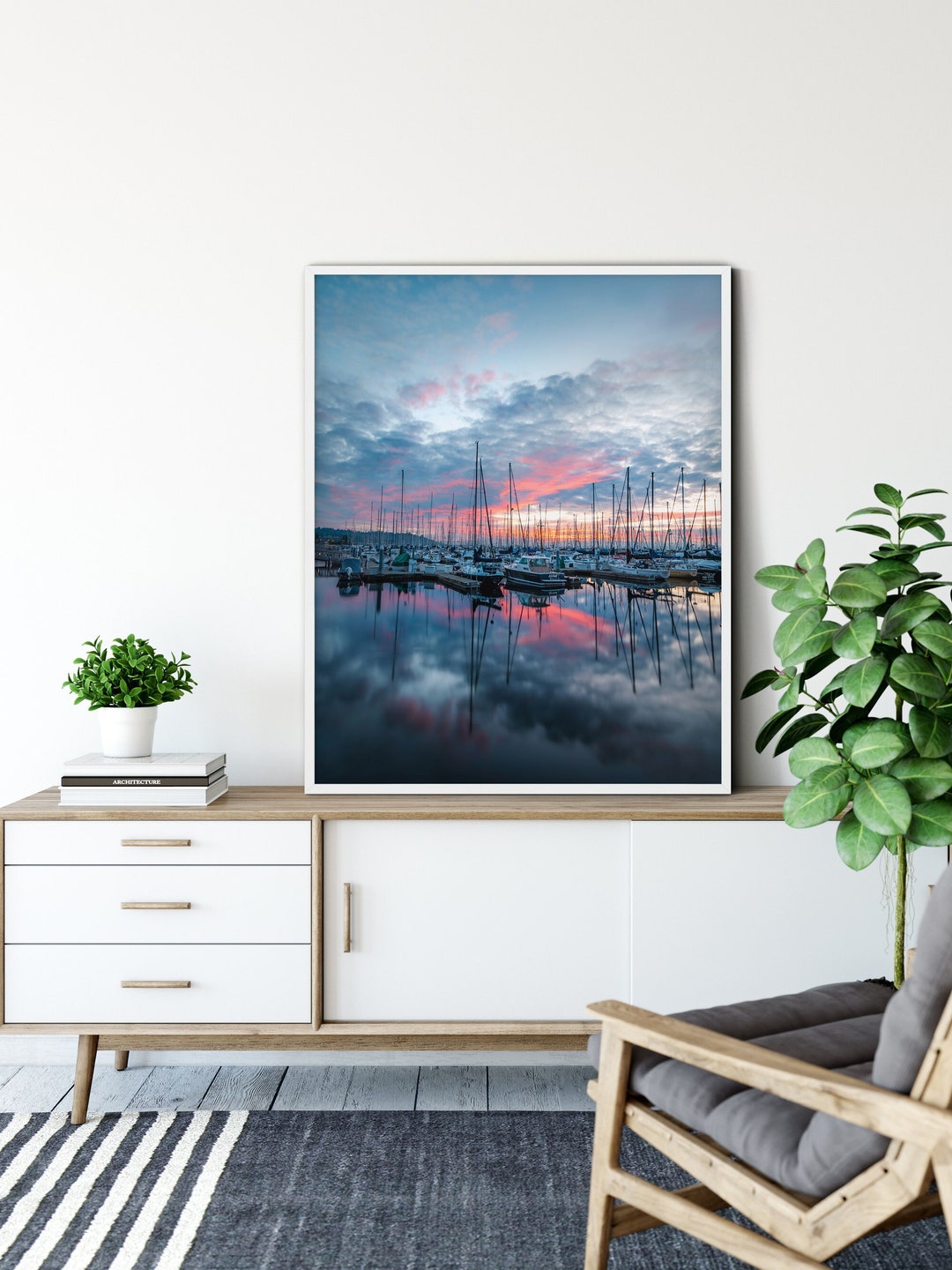 Ballard Sailboat Photography Print: Seattle Coastal Wall Art - Etsy