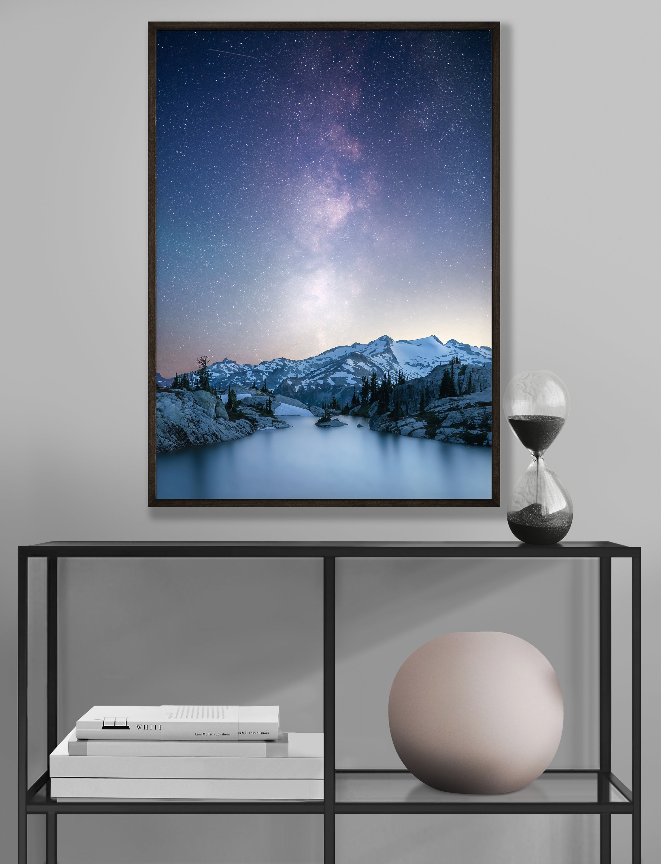 Celestial Wall Art Milky Way Art Washington Art Alpine Lake - Etsy