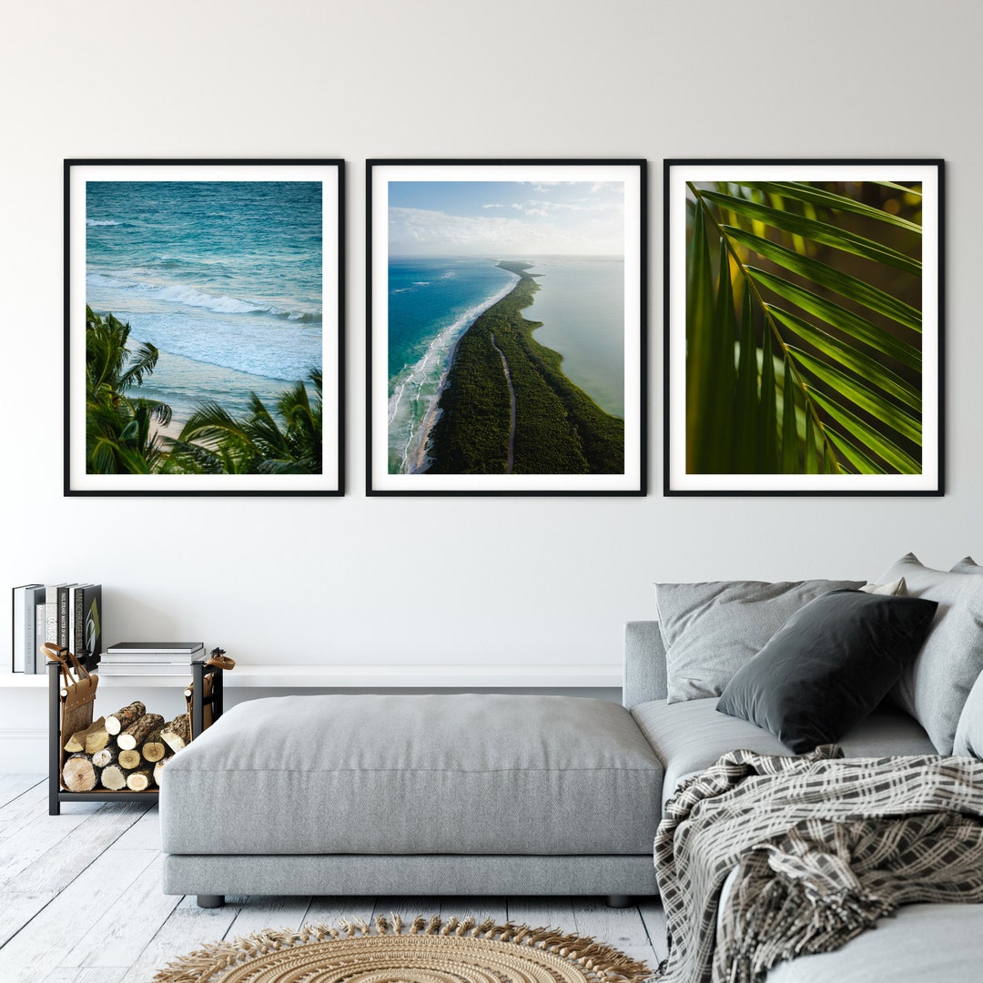 Fine Art Ocean Photography Print Set of 3 Ocean Print Coastal Wall Art