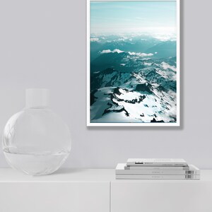 Cascade Mountains Print, Washington Photography, PNW Wall Art image 5