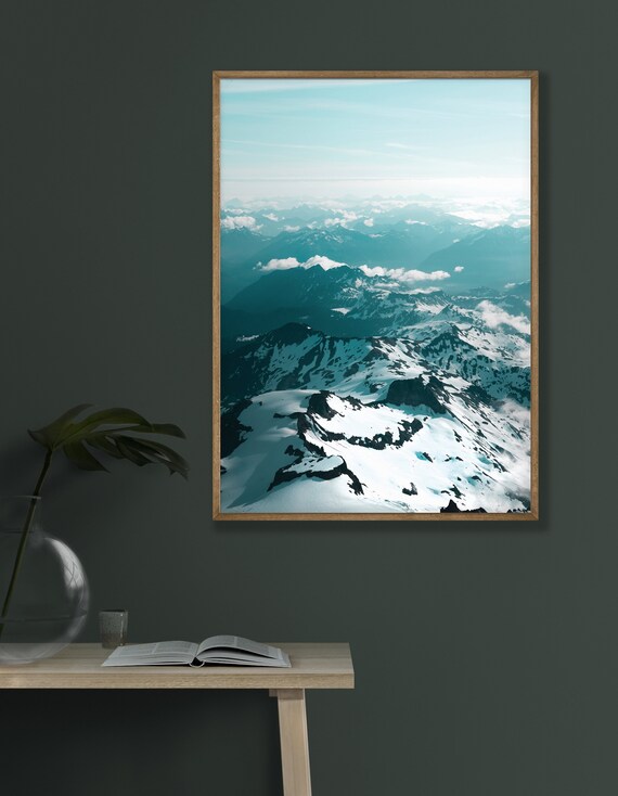 Cascade Mountains Print, Washington Photography, PNW Wall Art