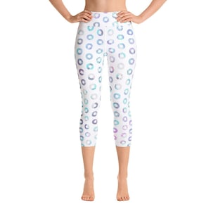 Phish Kasvot Vaxt Yoga Capri Fischmann Donut Leggings