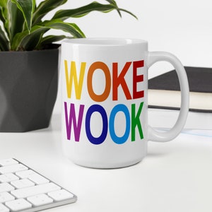 Woke Wook Rainbow Mug for Coffee and Tea
