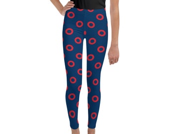 Fishman Donuts Phish Kids Leggings