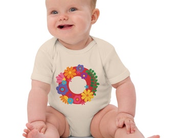 Phish Organic Cotton Fishman Flower Pop Donut Baby Bodysuit