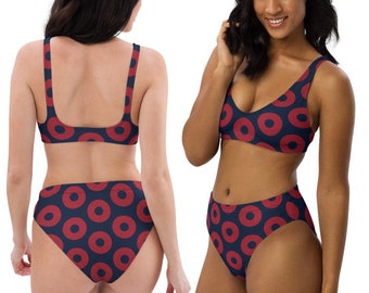 Phish High Waisted Bikini Set, Fishman Donuts Gerecycled Badpak