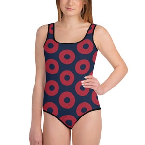 Pizza One Piece Swimsuit Pizza Slice Preteen Modest Swimming Suit