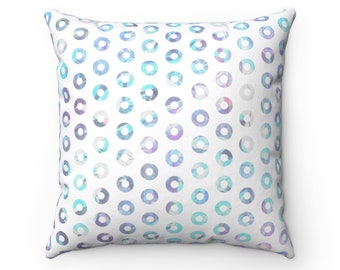 Kasvot Vaxt Fishman Donuts  Square Phish Throw Pillow