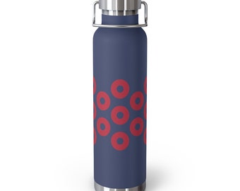 Fishman Donuts 22oz Vacuum Insulated Phish Stainless Steel Bottle