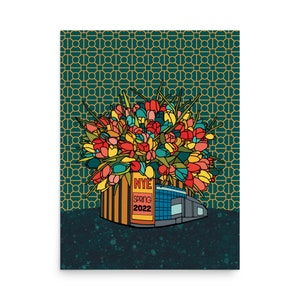 YEMSG Tulips Spring New Years Phish Poster 18×24 inches