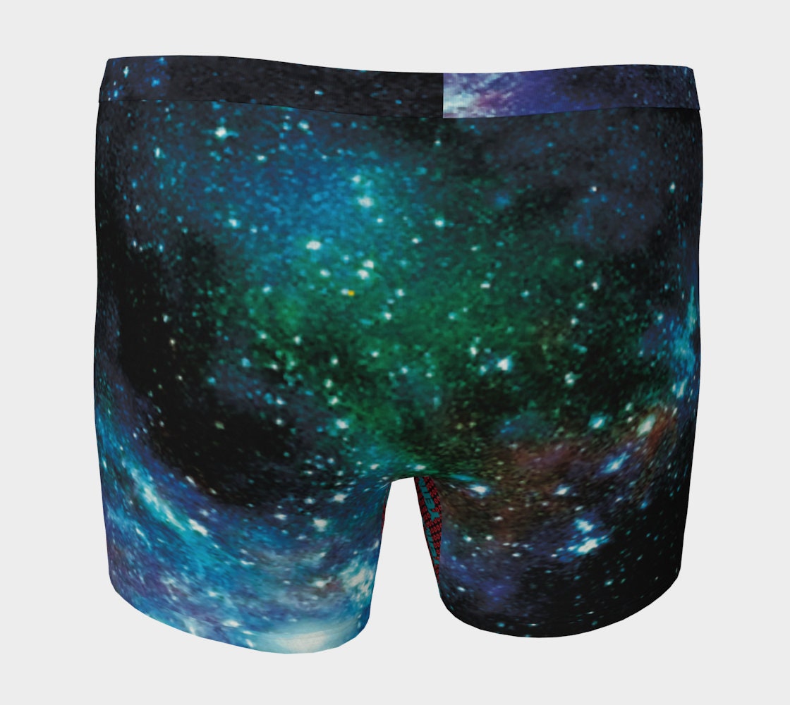 Galaxy Men's Boxer Briefs Space Underwear 
