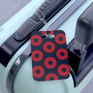 Phish Luggage Bag Tag Fishman Donuts
