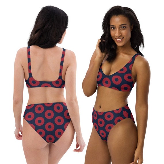 Phish High Waisted Bikini Set Fishman Donuts Recycled Swimsuit Etsy Ireland