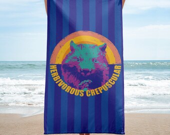 Herbivorous Crepuscular Beach Towel Phish Wombat