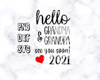 Download Hello Grandma Svg Etsy
