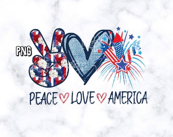 Love America Svg Etsy