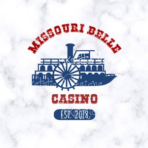 Missouri Belle Casino Svg Png Pdf and Dxf / Ozark Inspired | Etsy