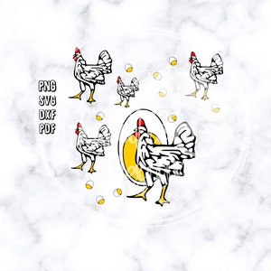 Roseanne Inspired Chicken Design svg, png, dfx, pdf / Roseanne / Télévision des années 90 / The Conners / Nostagia Design des années 90 / sitcom des années 90