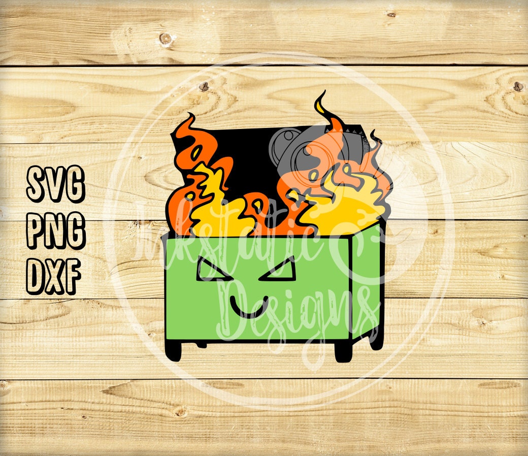 Cartoon Dumpster SVG Bundle / Dumpster Fire Instant Download / - Etsy