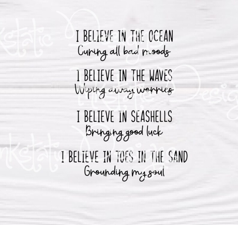 Download I Believe In The Ocean Curing All Bad Moods svg / Beach ...