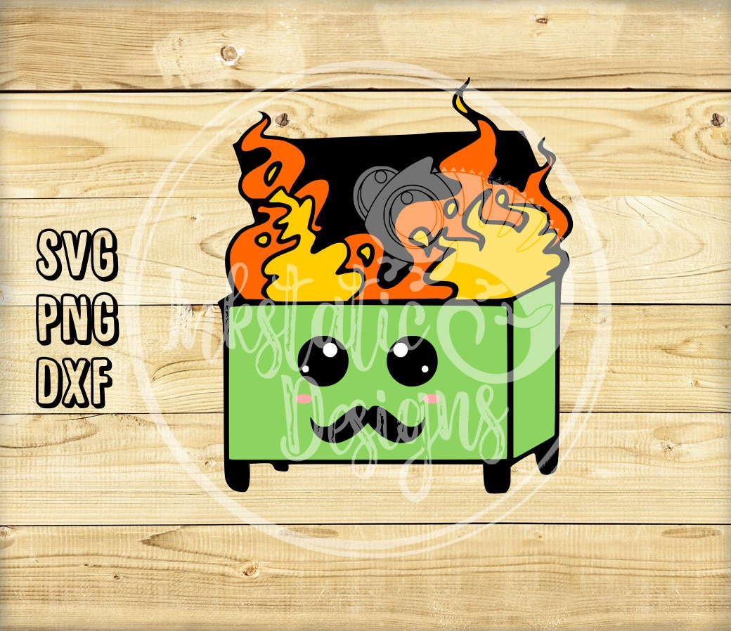 Cartoon Dumpster SVG Bundle / Dumpster Fire Instant Download / - Etsy