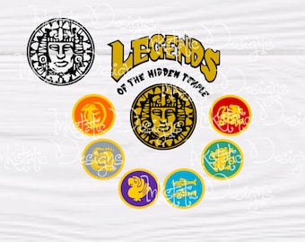 Legends Of The Hidden Temple svg, png, dxf, pdf / 90s Nickelodeon / Pendant of Life Cut File / Nickelodeon Game Shows / Nostalgia TV